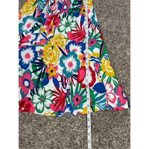 Boden Lilah Multiway Dress Size 6 Halter Strapless Smocked Back Colorful Floral - Picture 9 of 11